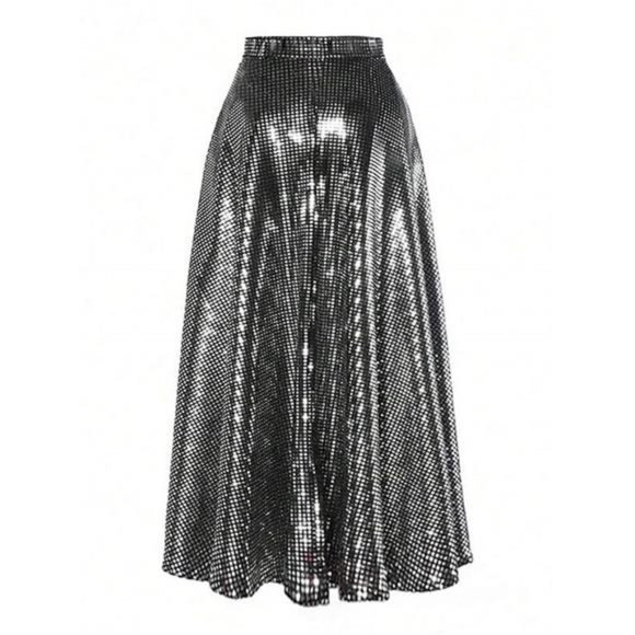 Plus Size Sparkly Skirt - Picture 2 of 3